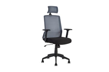 Kontorstol BRAVO 62x53xH107-1145 sort grå - Møbler - Stole & lænestole - Kontorstole & skrivebordsstole