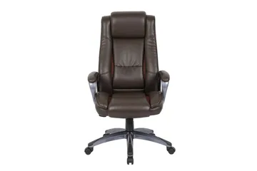 Kontorstol CALVIN 81x65xH114-1215cm farve: brun - Møbler - Stole & lænestole - Kontorstole & skrivebordsstole