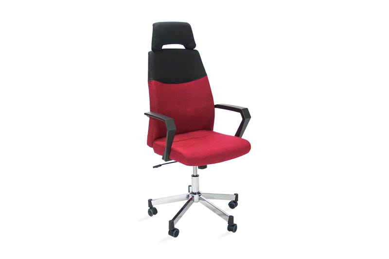 Kontorstol DOMINIC 58x59xH1135-121 rød / sort - Kontorstole & skrivebordsstole