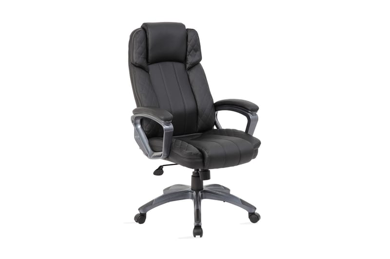 Kontorstol HARD 66x755xH116-1235cm farve: sort - Møbler - Stole & lænestole - Kontorstole & skrivebordsstole