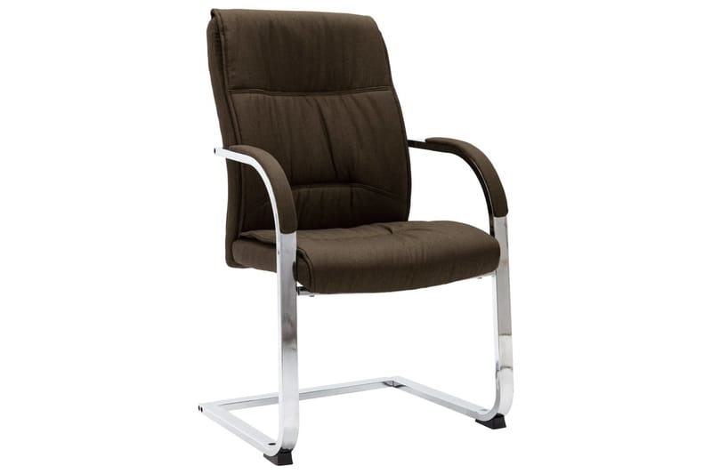 Kontorstol Med Cantilever Stof Brun - Brun - Møbler - Stole & lænestole - Kontorstole & skrivebordsstole