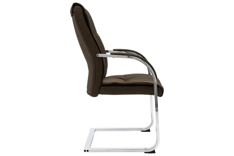 Kontorstol Med Cantilever Stof Brun - Brun - Møbler - Stole & lænestole - Kontorstole & skrivebordsstole