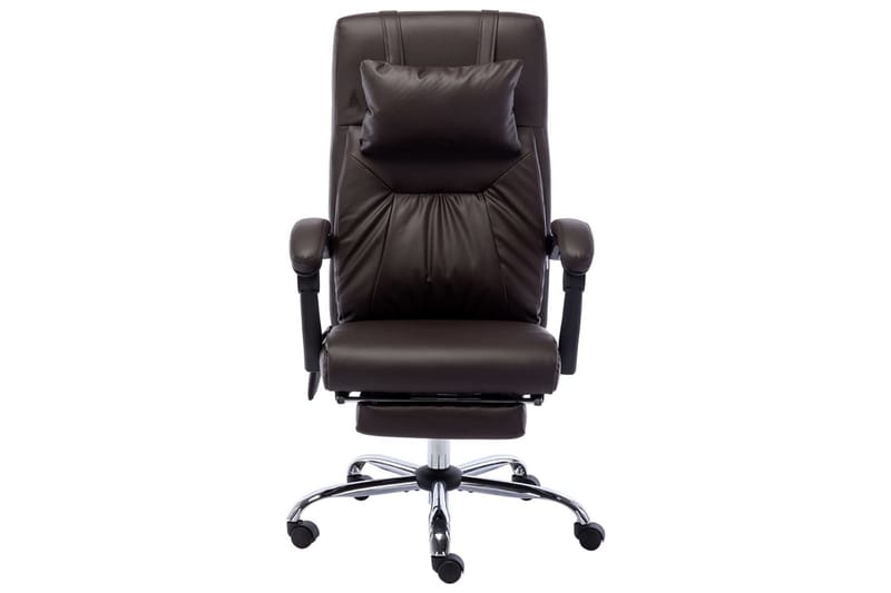 kontorstol med massagefunktion kunstlæder brun - Brun - Kontorstole & skrivebordsstole