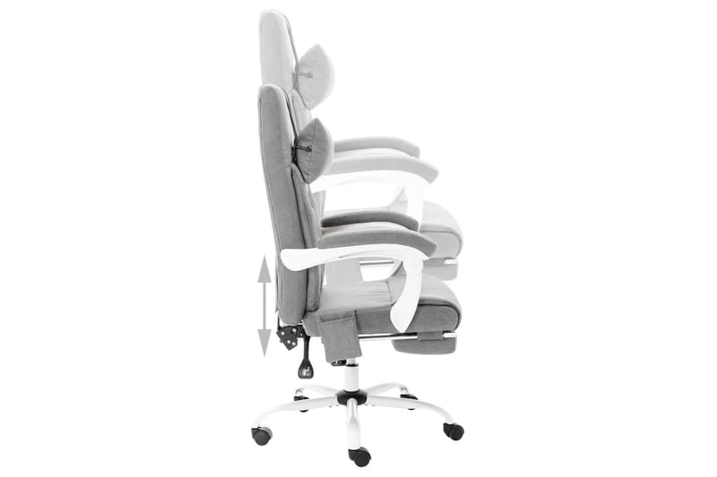 kontorstol med massagefunktion stof grå - Grå - Kontorstole & skrivebordsstole