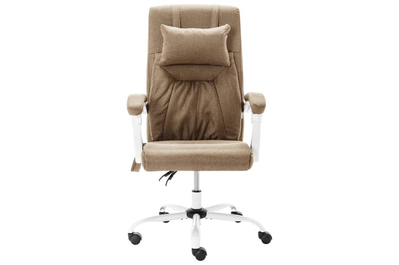 kontorstol med massagefunktion stof gråbrun - Gråbrun - Kontorstole & skrivebordsstole