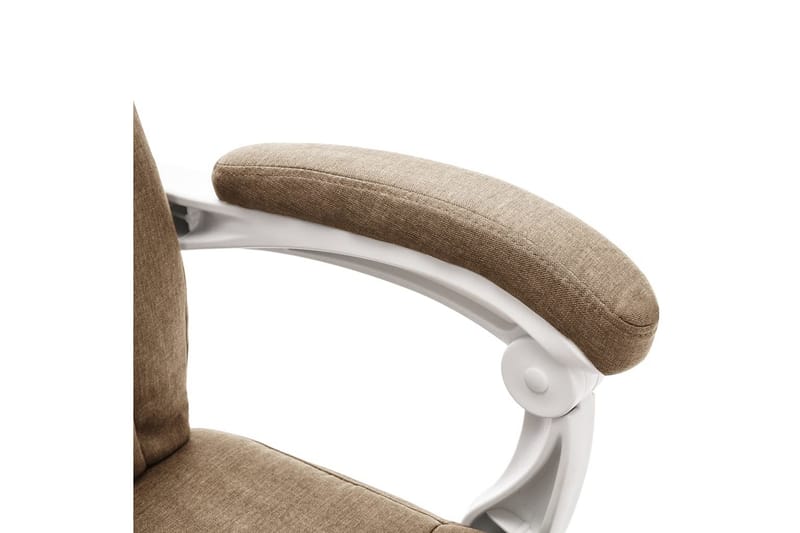 kontorstol med massagefunktion stof gråbrun - Gråbrun - Kontorstole & skrivebordsstole