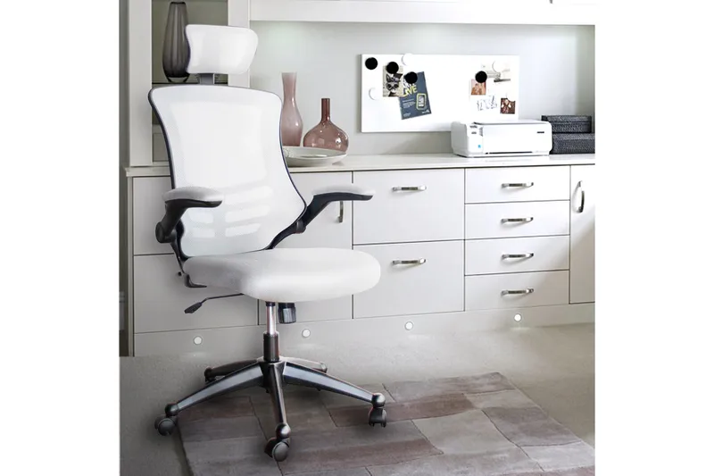 Kontorstol RAGUSA 665xD51xH117-126cm grå - Møbler - Stole & lænestole - Kontorstole & skrivebordsstole