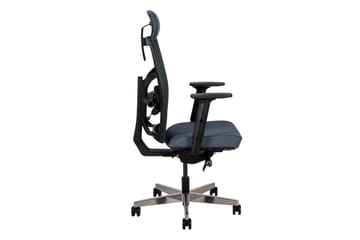 Kontorstol TUNE 70x70xH111-128cm farve: grå - Møbler - Stole & lænestole - Kontorstole & skrivebordsstole