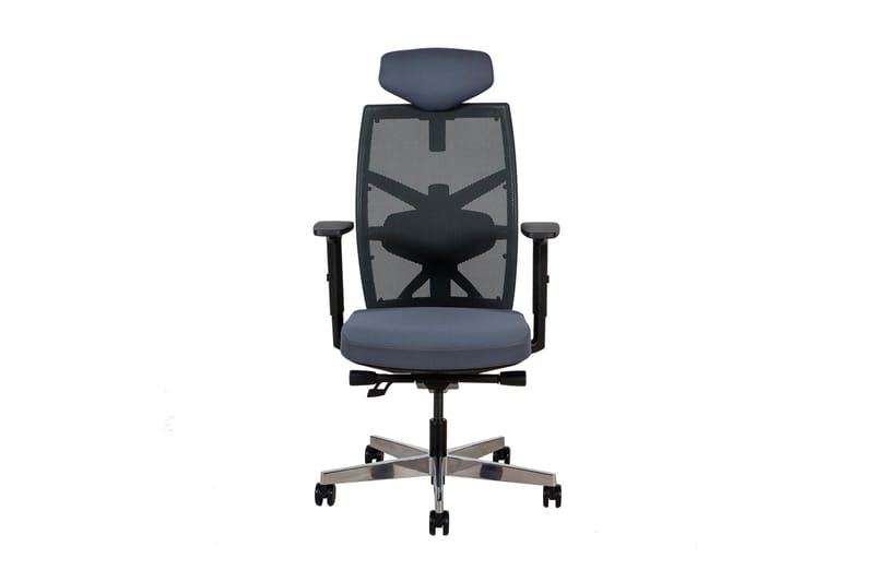 Kontorstol TUNE 70x70xH111-128cm farve: grå - Møbler - Stole & lænestole - Kontorstole & skrivebordsstole