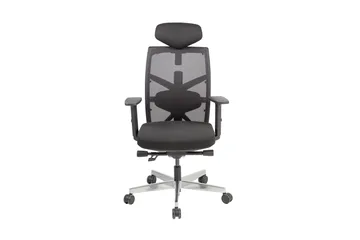 Kontorstol TUNE 70x70xH111-128cm farve: sort - Møbler - Stole & lænestole - Kontorstole & skrivebordsstole