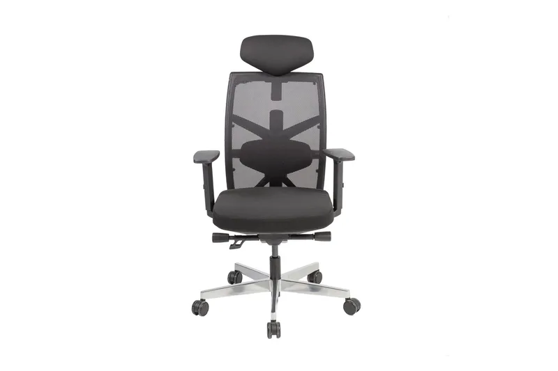 Kontorstol TUNE 70x70xH111-128cm farve: sort - Møbler - Stole & lænestole - Kontorstole & skrivebordsstole