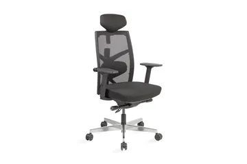Kontorstol TUNE 70x70xH111-128cm farve: sort - Møbler - Stole & lænestole - Kontorstole & skrivebordsstole