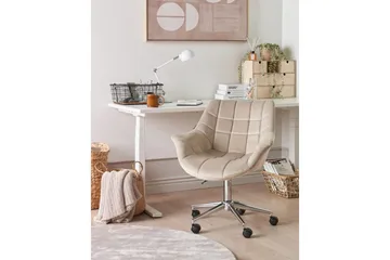 Kontorstol Labelle Beige - Beige - Møbler - Stole & lænestole - Kontorstole & skrivebordsstole