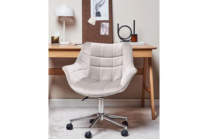 Kontorstol Labelle Grå - Grå - Møbler - Stole & lænestole - Kontorstole & skrivebordsstole