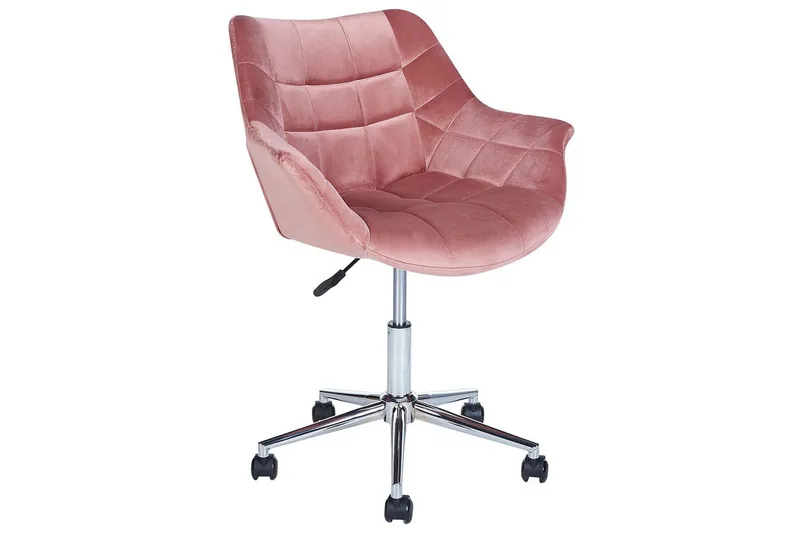 Kontorstol Labelle Rosa - Rosa - Møbler - Stole & lænestole - Kontorstole & skrivebordsstole