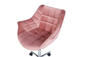 Kontorstol Labelle Rosa - Rosa - Møbler - Stole & lænestole - Kontorstole & skrivebordsstole