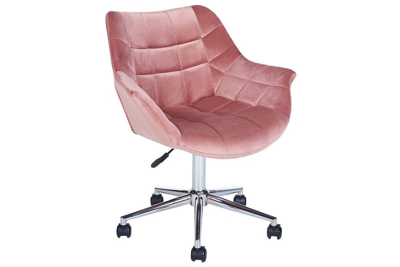 Kontorstol Labelle Rosa - Rosa - Møbler - Stole & lænestole - Kontorstole & skrivebordsstole