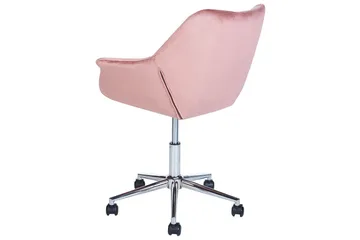Kontorstol Labelle Rosa - Rosa - Møbler - Stole & lænestole - Kontorstole & skrivebordsstole