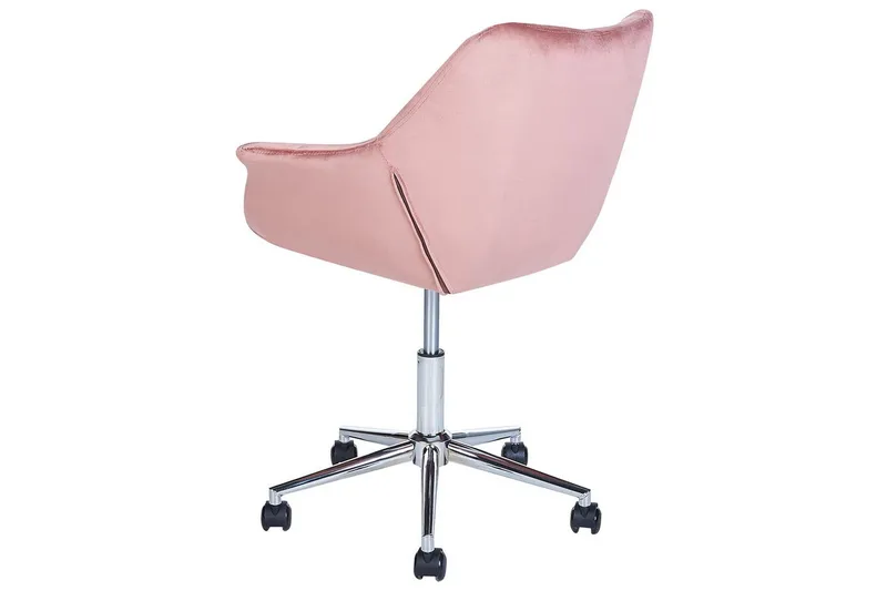 Kontorstol Labelle Rosa - Rosa - Møbler - Stole & lænestole - Kontorstole & skrivebordsstole