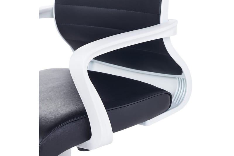 Kontorstol Leader Sort/Hvid - Sort/Hvid - Møbler - Stole & lænestole - Kontorstole & skrivebordsstole