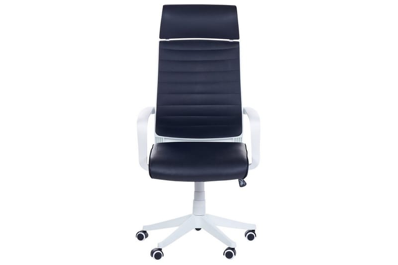 Kontorstol Leader Sort/Hvid - Sort/Hvid - Møbler - Stole & lænestole - Kontorstole & skrivebordsstole
