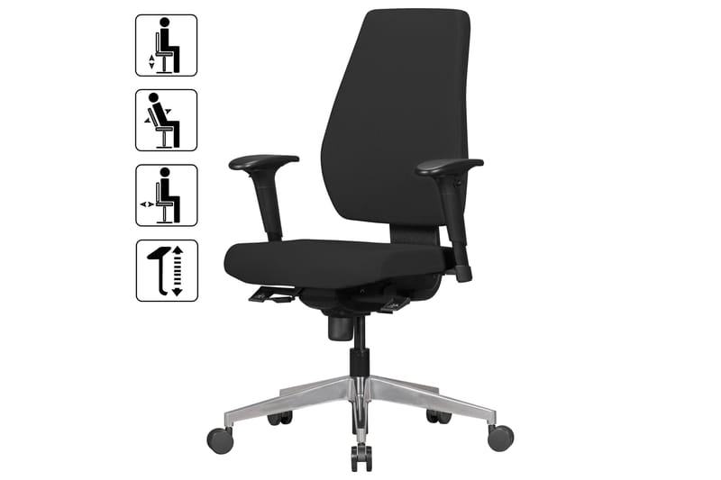 Lomelino kontorstol - Sort - Kontorstole & skrivebordsstole