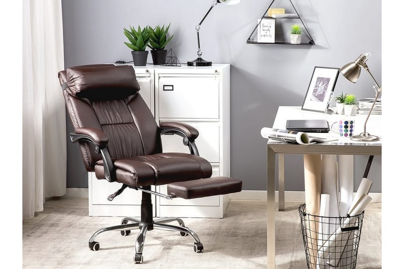 Luksus kontorstol - Sølv - Kontorstole & skrivebordsstole