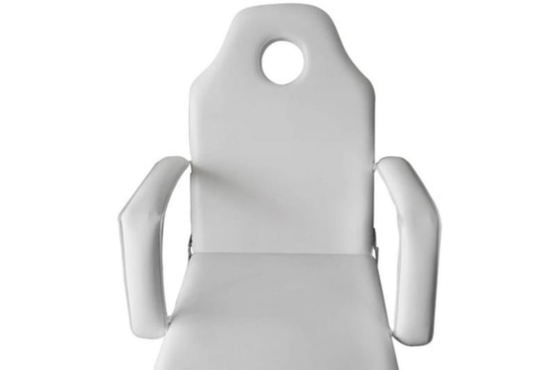 mobil ansigtsbehandlingsstol kunstlæder 185x78x76 cm hvid - Hvid - Kontorstole & skrivebordsstole