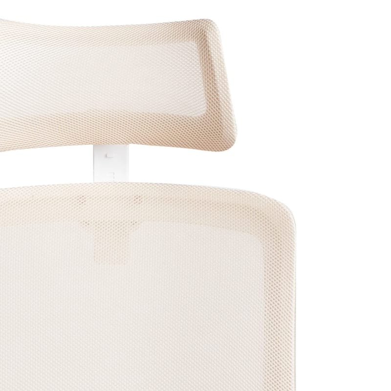 Kontorstol Monarch - Beige, hvid - Møbler - Stole & lænestole - Kontorstole & skrivebordsstole