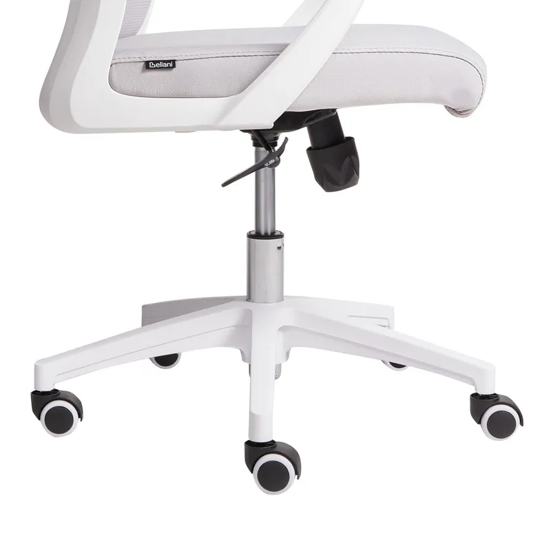 Kontorstol Monarch - Grå, Hvid - Møbler - Stole & lænestole - Kontorstole & skrivebordsstole