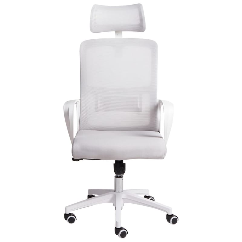 Kontorstol Monarch - Grå, Hvid - Møbler - Stole & lænestole - Kontorstole & skrivebordsstole