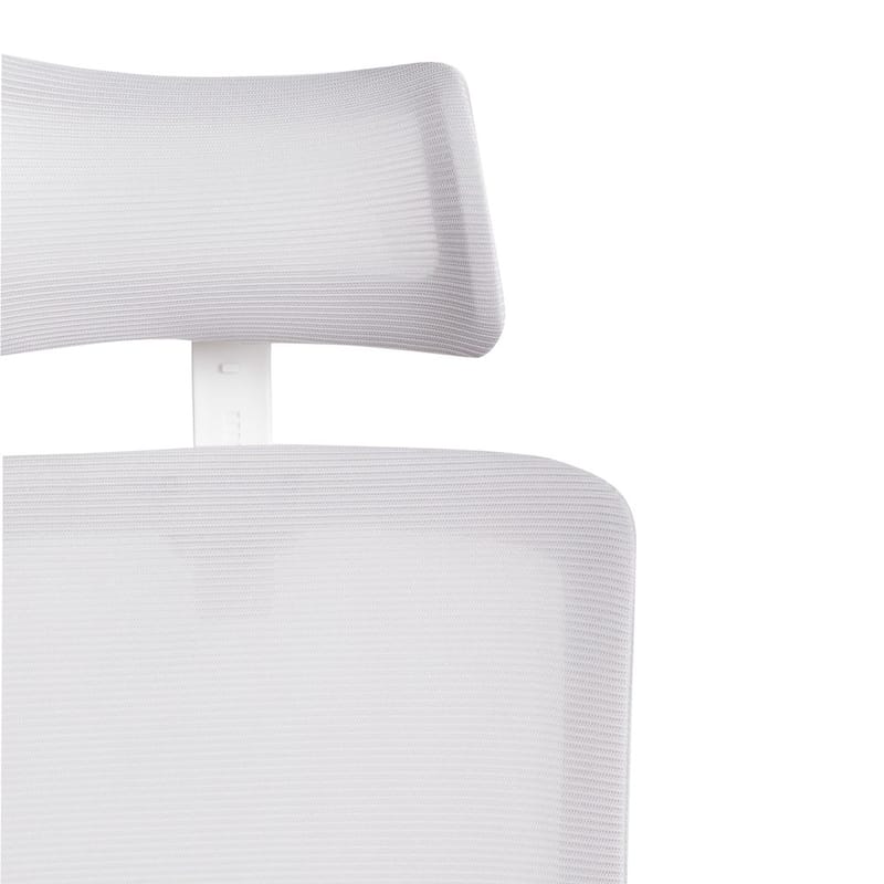 Kontorstol Monarch - Grå, Hvid - Møbler - Stole & lænestole - Kontorstole & skrivebordsstole