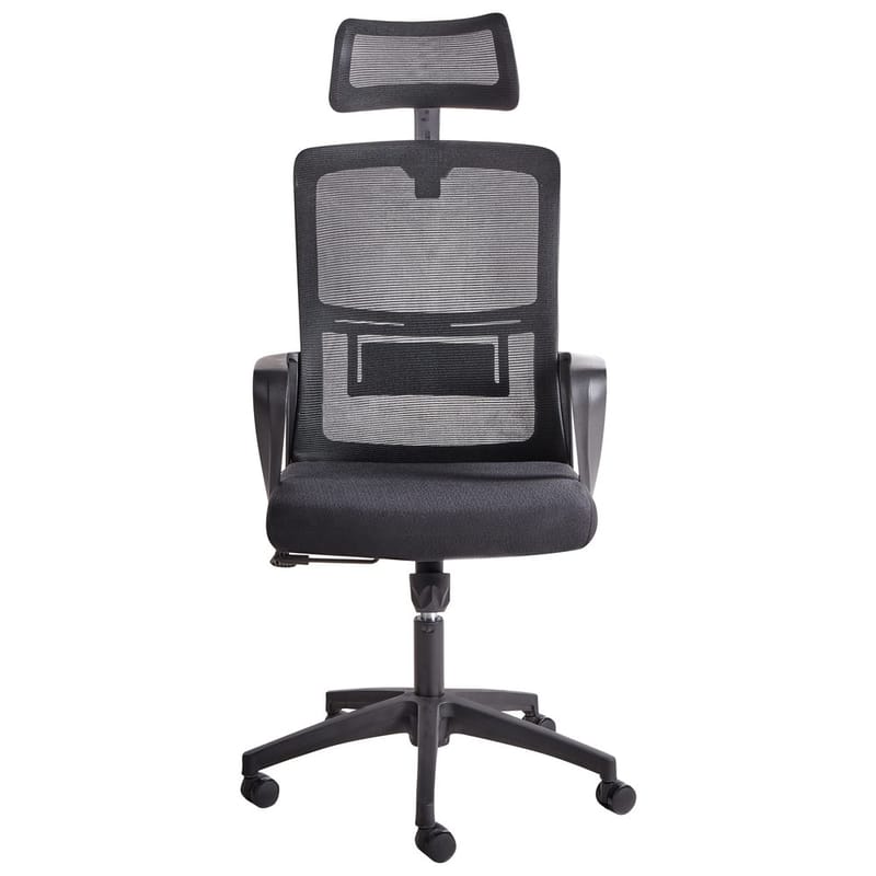 Kontorstol Monarch - Sort, Hvid - Møbler - Stole & lænestole - Kontorstole & skrivebordsstole