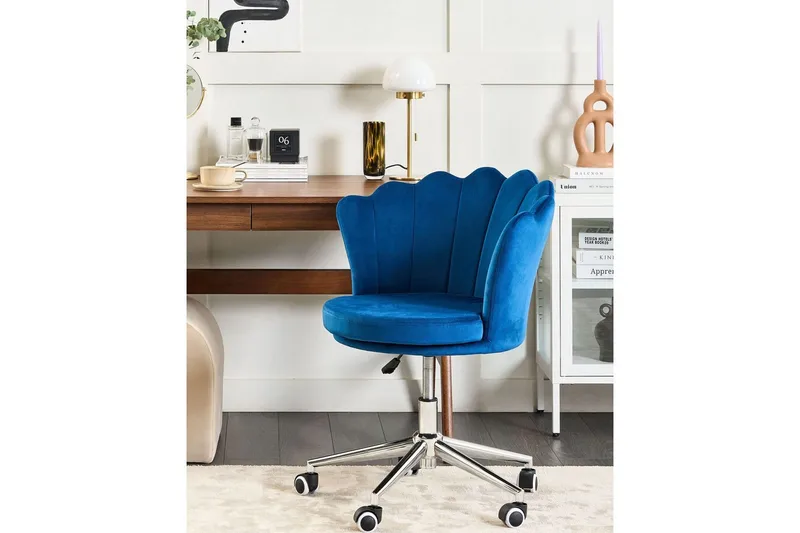 Kontorstol Monticello Blå/sort/sølv - Blå/sort/sølv - Møbler - Stole & lænestole - Kontorstole & skrivebordsstole