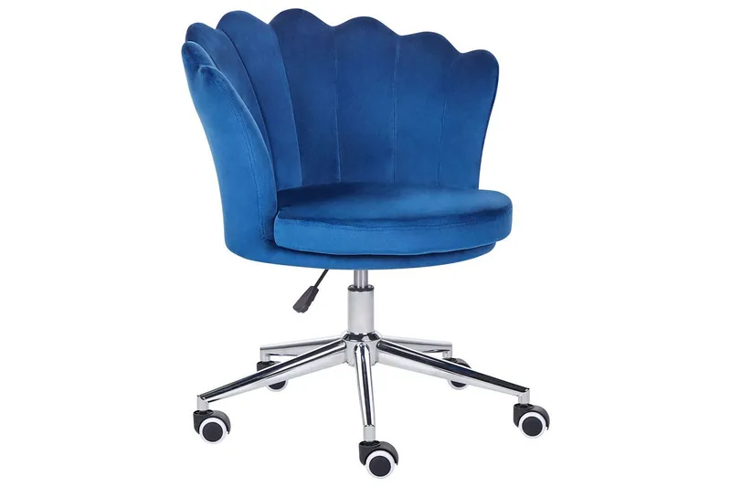 Kontorstol Monticello Blå/sort/sølv, Blå/sort/sølv