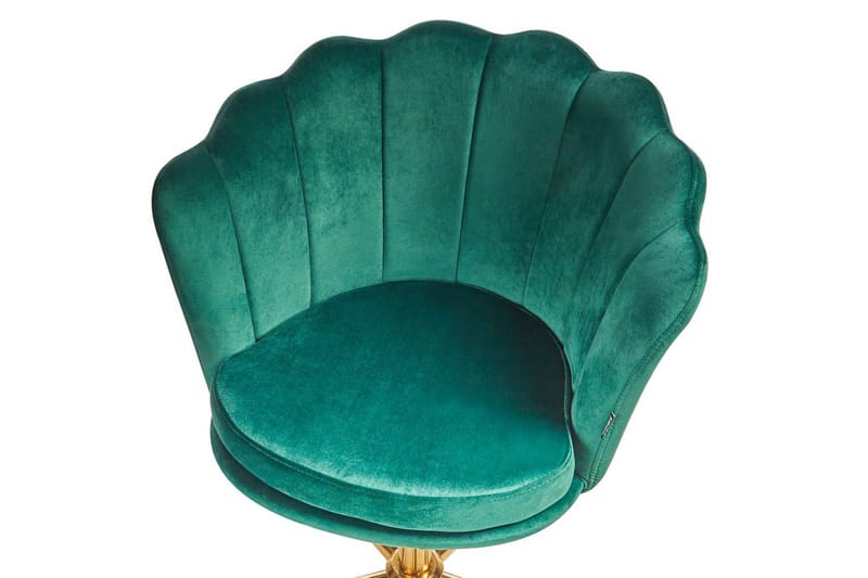 Kontorstol Monticello Grøn/guld/sort - Grøn/guld/sort - Møbler - Stole & lænestole - Kontorstole & skrivebordsstole