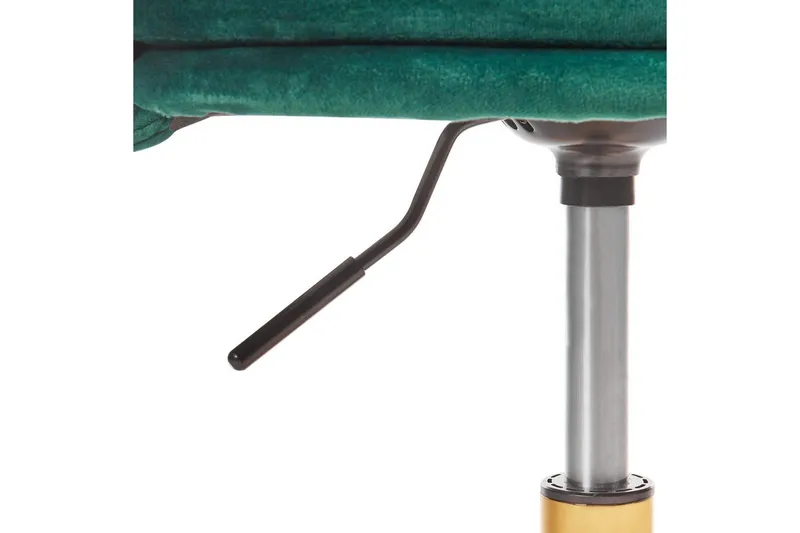 Kontorstol Monticello Grøn/guld/sort - Grøn/guld/sort - Møbler - Stole & lænestole - Kontorstole & skrivebordsstole