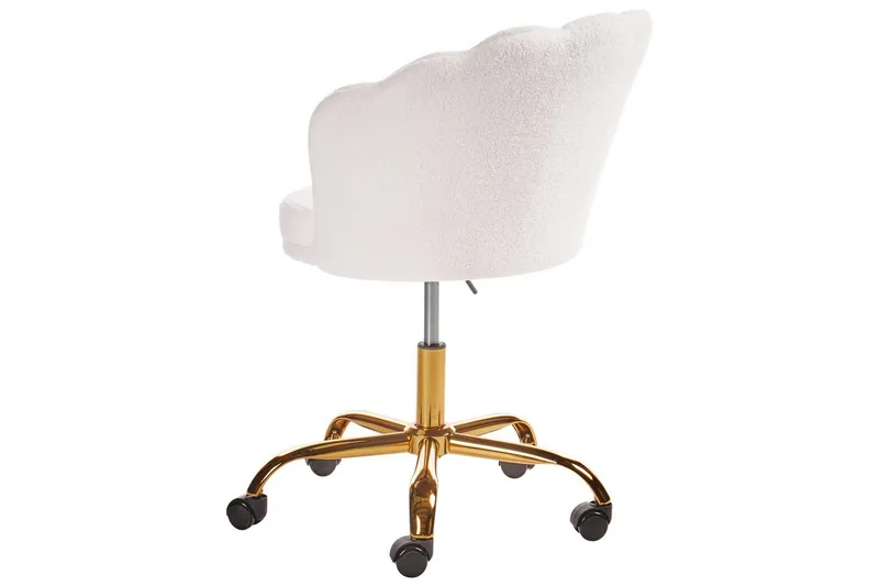 Kontorstol Monticello Hvid/guld/sort - Hvid/guld/sort - Møbler - Stole & lænestole - Kontorstole & skrivebordsstole