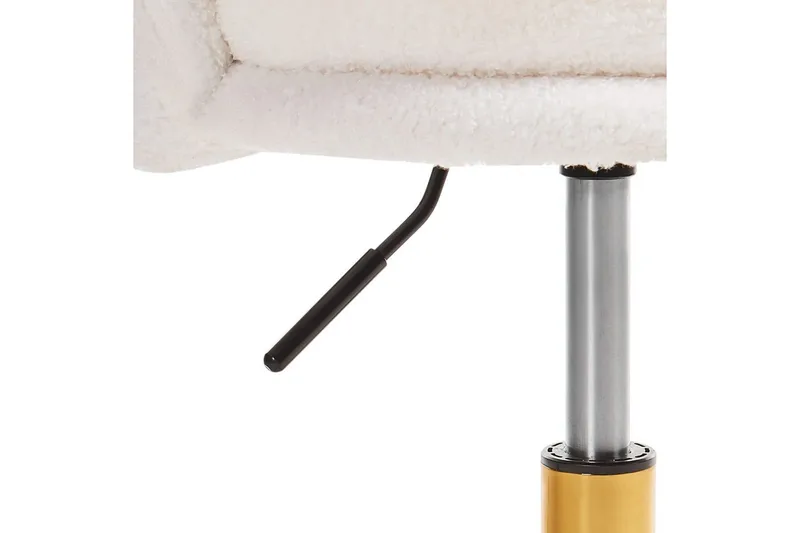 Kontorstol Monticello Hvid/guld/sort - Hvid/guld/sort - Møbler - Stole & lænestole - Kontorstole & skrivebordsstole