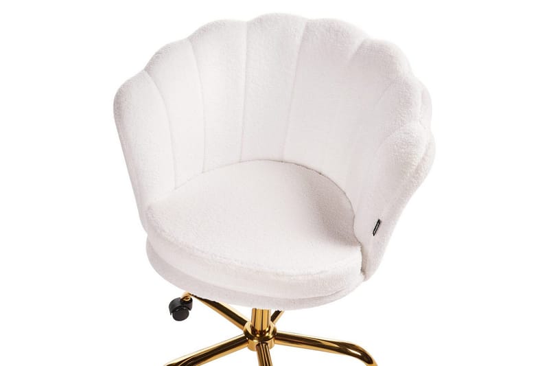 Kontorstol Monticello Hvid/guld/sort - Hvid/guld/sort - Møbler - Stole & lænestole - Kontorstole & skrivebordsstole