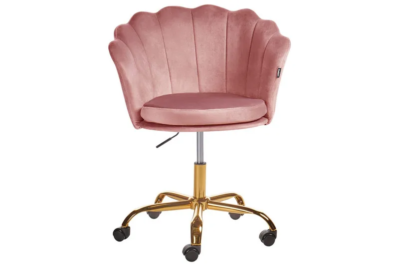 Kontorstol Monticello Rosa/guld/sort - Rosa/guld/sort - Møbler - Stole & lænestole - Kontorstole & skrivebordsstole