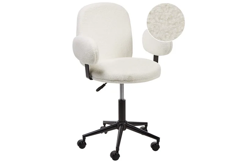 Kontorstol Moraga Hvid/Sort, Hvid/Sort