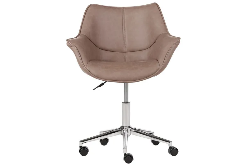 Kontorstol Newdale Lys brun - Lys brun - Møbler - Stole & lænestole - Kontorstole & skrivebordsstole