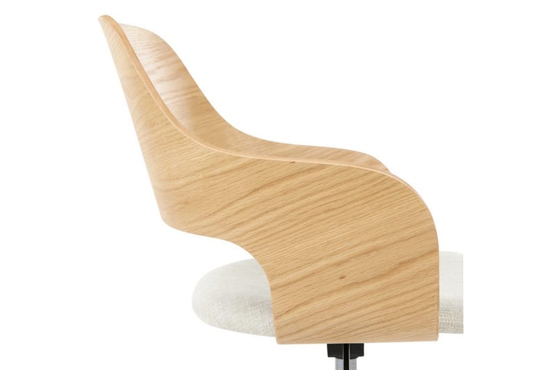 Kontorstol Novato - Lyst træ, beige - Møbler - Stole & lænestole - Kontorstole & skrivebordsstole