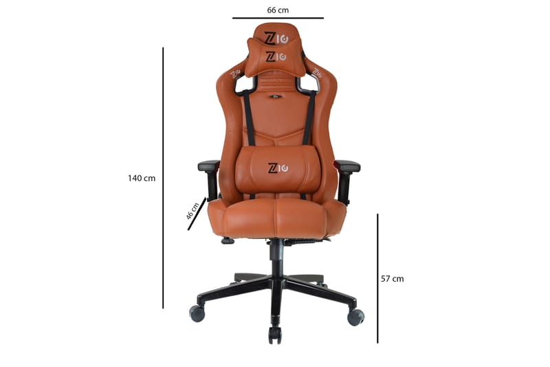 Oziz Venom Gamingstol - Brun - Møbler - Stole & lænestole - Kontorstole & skrivebordsstole