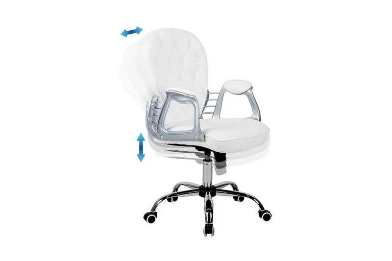 Princess Kontorstol - Sølv - Møbler - Stole & lænestole - Kontorstole & skrivebordsstole