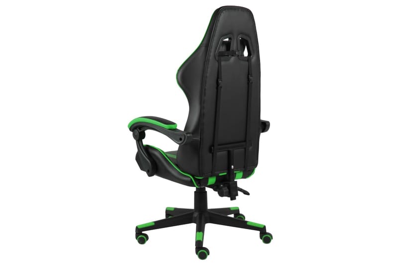 Racerstol kunstlæder sort og grøn - Grøn - Kontorstole & skrivebordsstole - Gamer stole