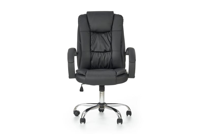 Relax Kontorstol Kunstlæder - Sort - Møbler - Stole & lænestole - Kontorstole & skrivebordsstole