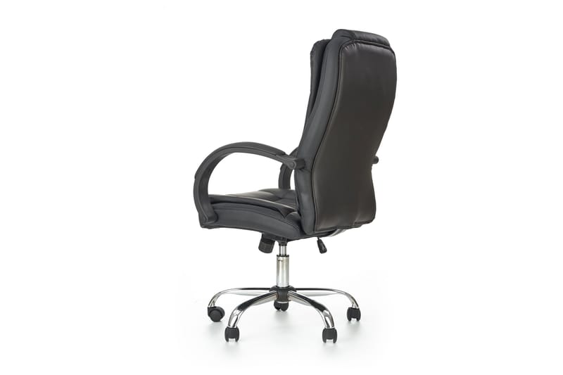 Relax Kontorstol Kunstlæder - Sort - Møbler - Stole & lænestole - Kontorstole & skrivebordsstole