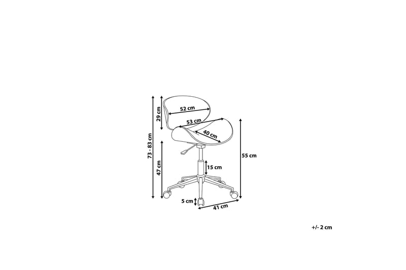 Rotterdam kontorstol - Hvid - Møbler - Stole & lænestole - Kontorstole & skrivebordsstole